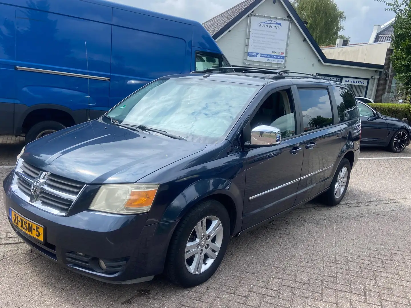 Dodge Grand Caravan 4.0 V6 8-peroons/airco/apk/door inruil verkregen Albastru - 1