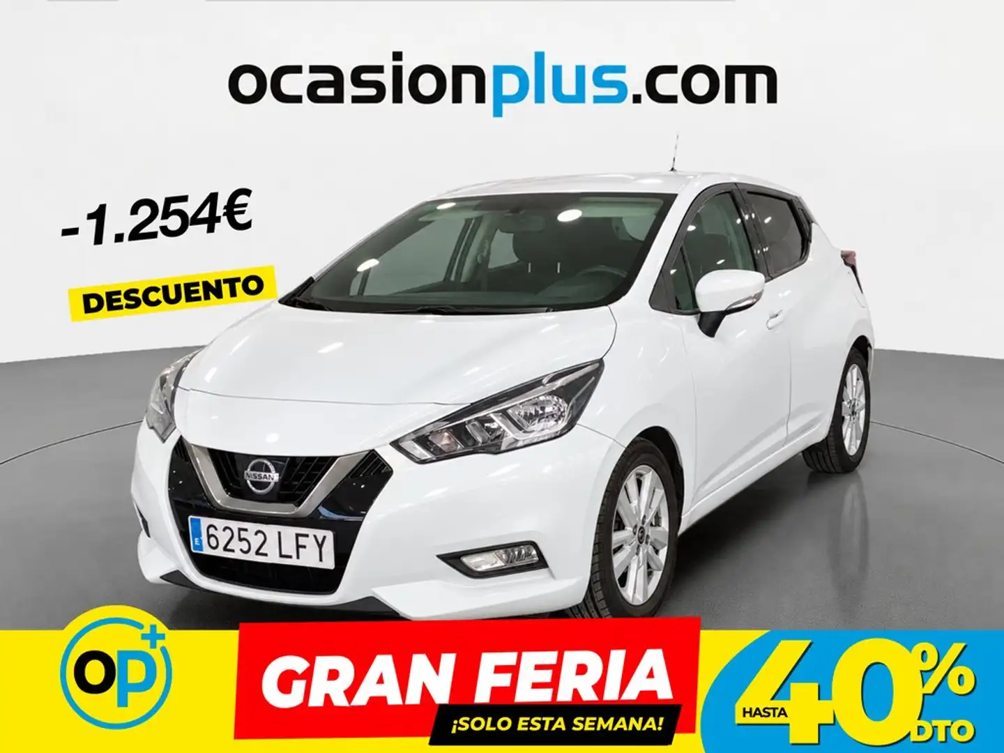 Nissan Micra IG-T Acenta 100 Blanco - 1