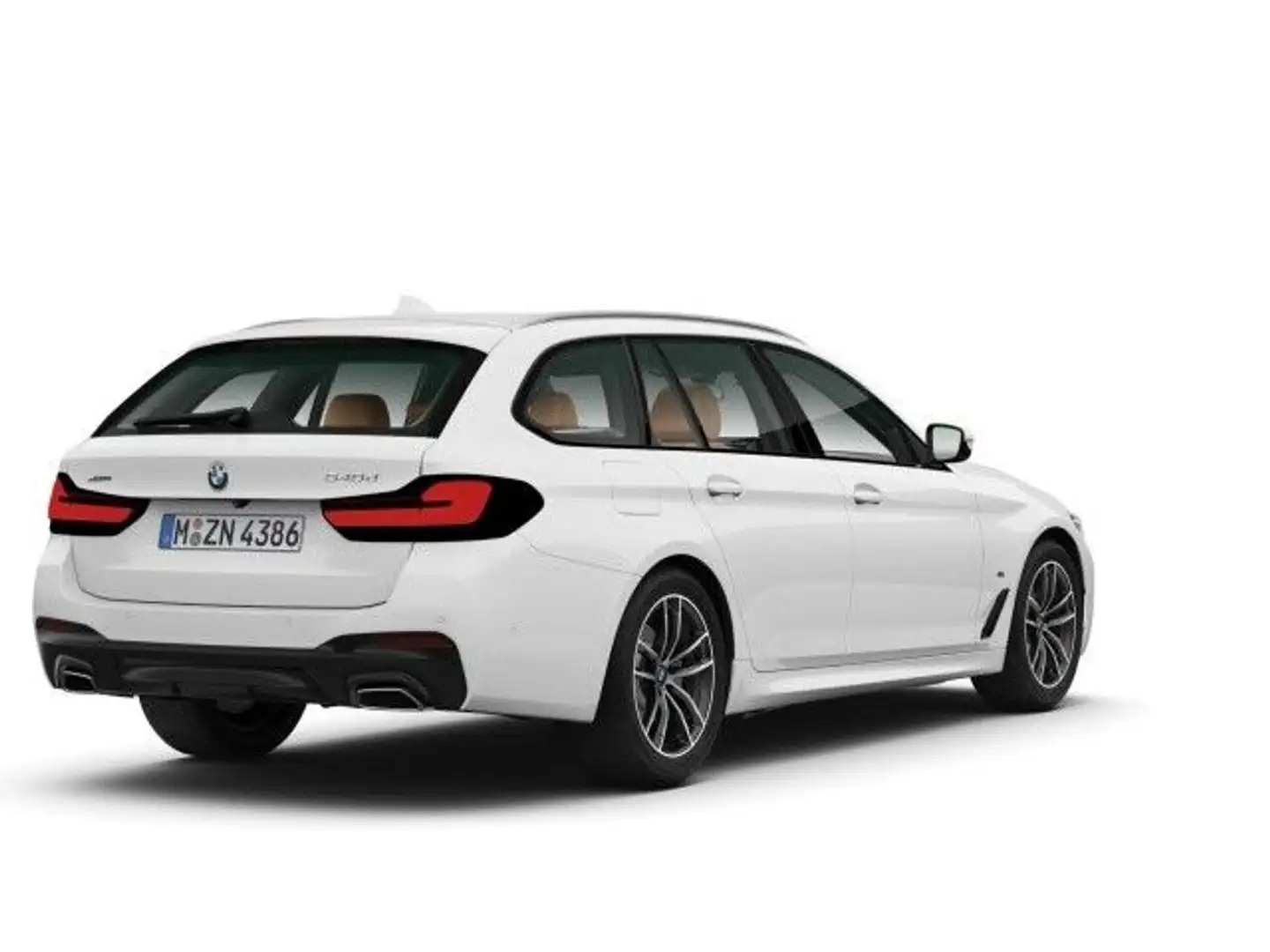 BMW 540 d xDrive Touring Weiß - 2