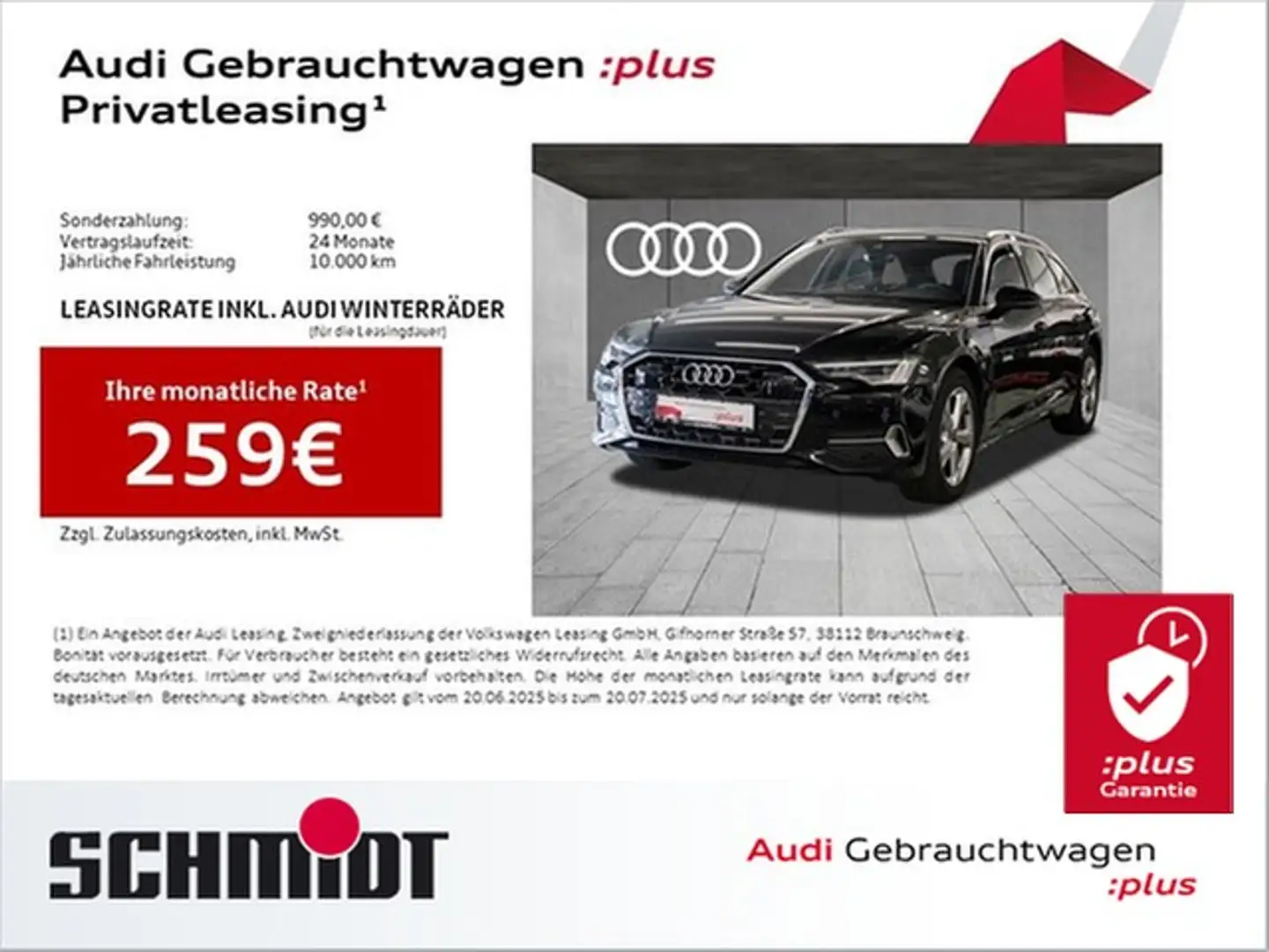 Audi A6 Avant 45 TFSI Advanced AHK Matrix LED ACC Parka... Schwarz - 1