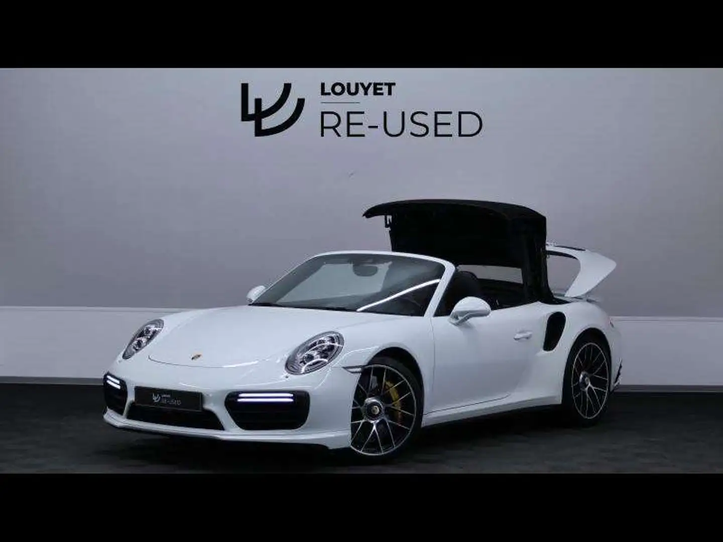 Porsche 911 Turbo S Blanc - 2