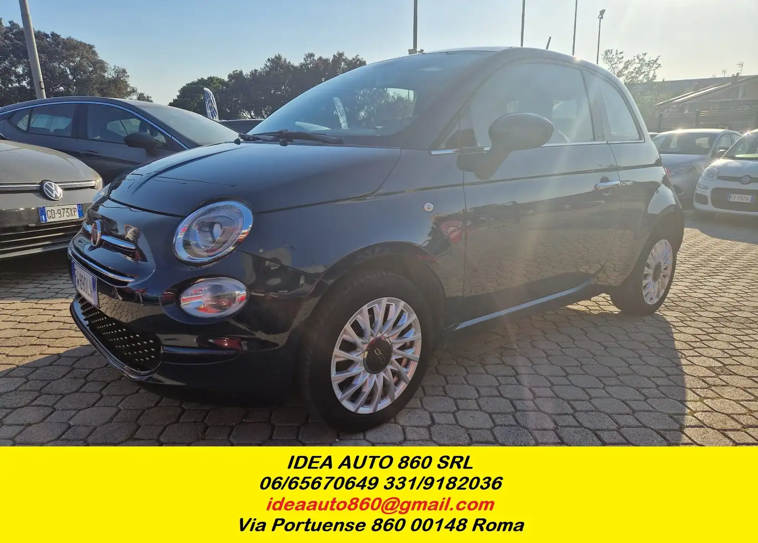 Fiat 500 500 1.2 Lounge s Blau - 1