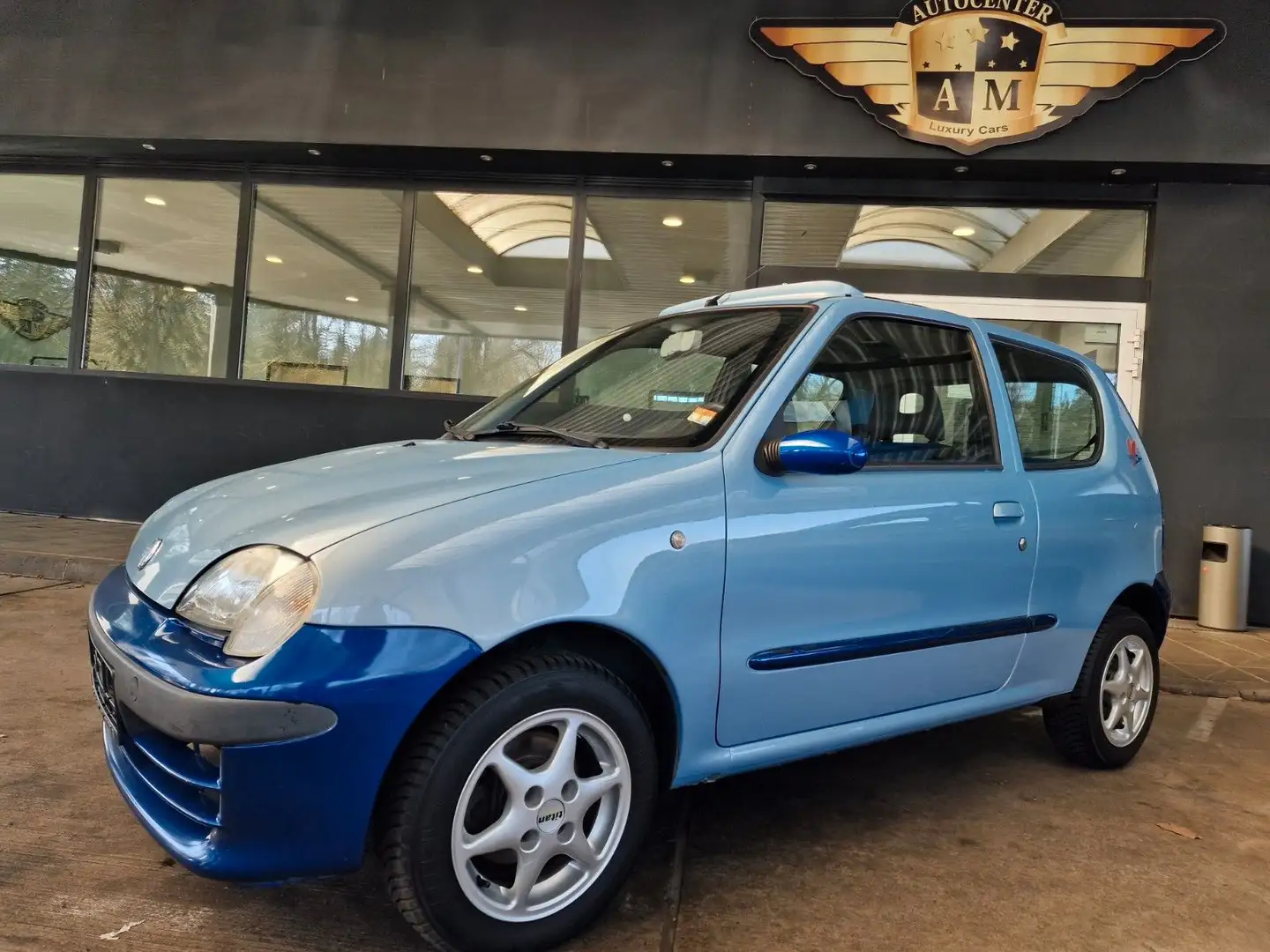 Fiat Seicento 1.1 8V BRUSH Faltdach/Bi-Colour-Blue/LM Blau - 1