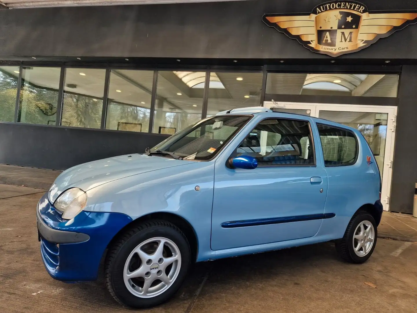 Fiat Seicento 1.1 8V BRUSH Faltdach/Bi-Colour-Blue/LM Blau - 2