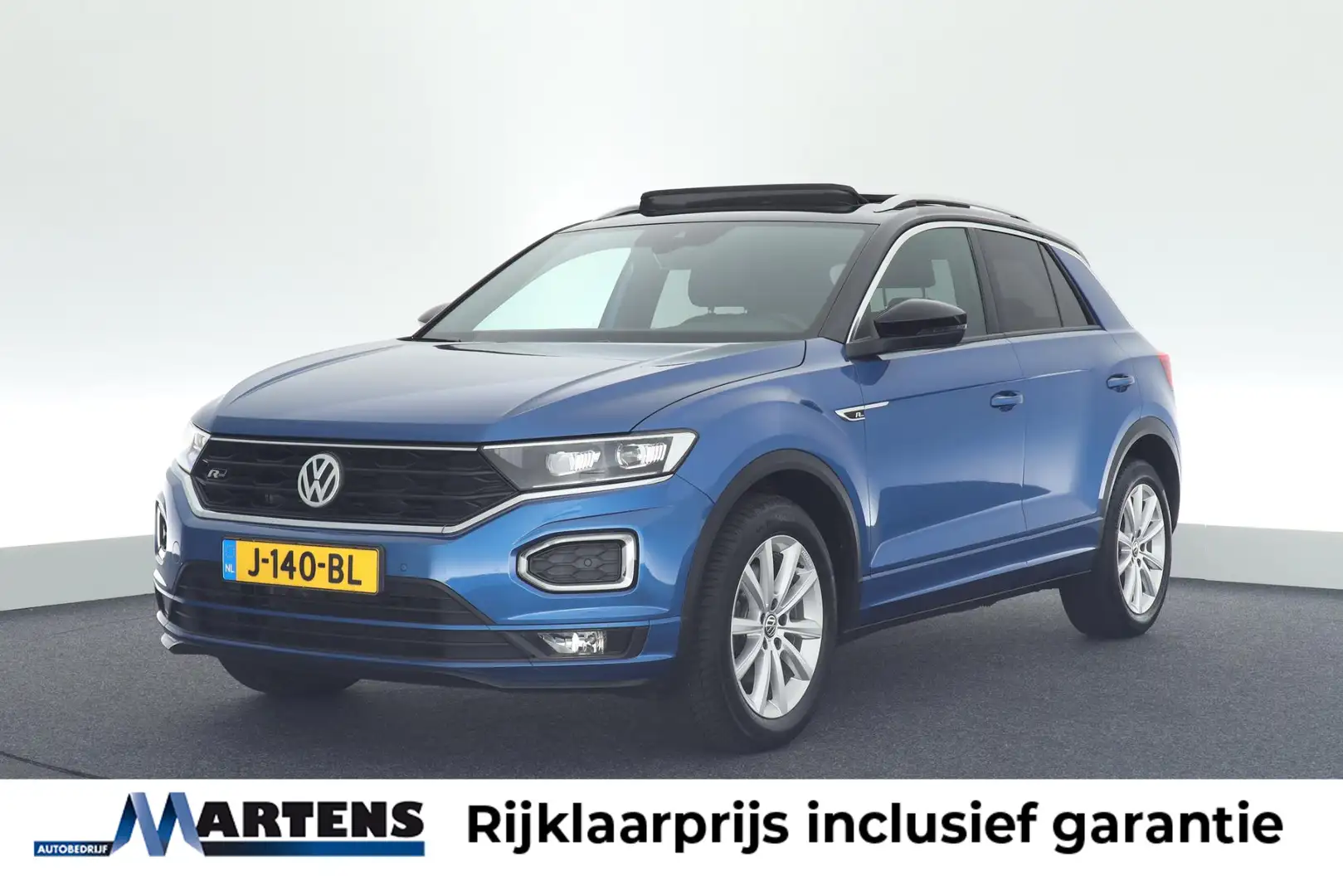 Volkswagen T-Roc 1.5 TSI 150pk DSG 2x R-Line Trekhaak Camera Stoelv Blauw - 1