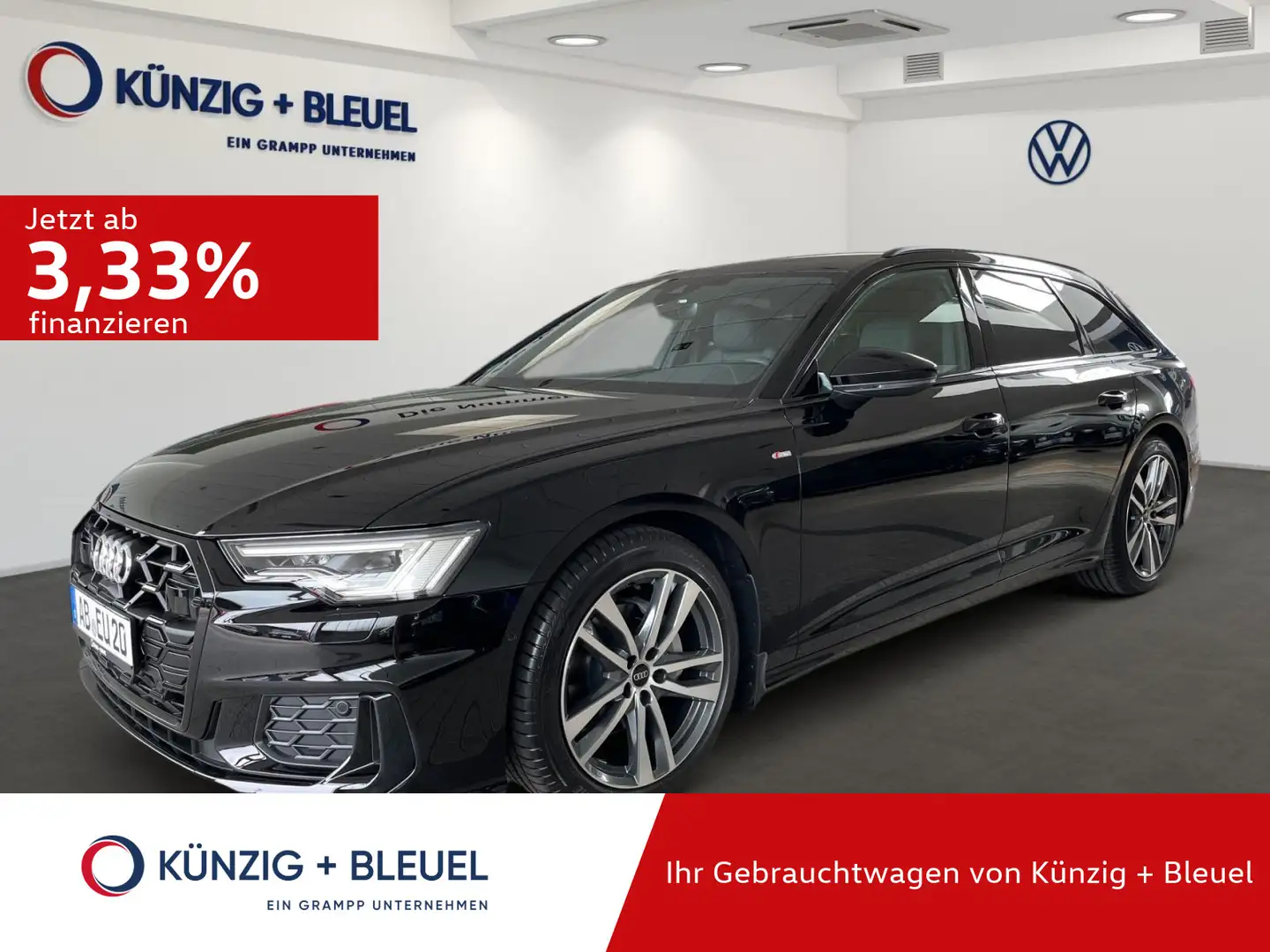 Audi A6 40 TDI quattro S line Schwarz - 1