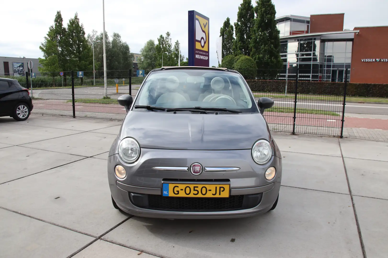 Fiat 500 Cabrio 1.2 Pop Nieuwe APK, distributieriem! Zomer Grijs - 2