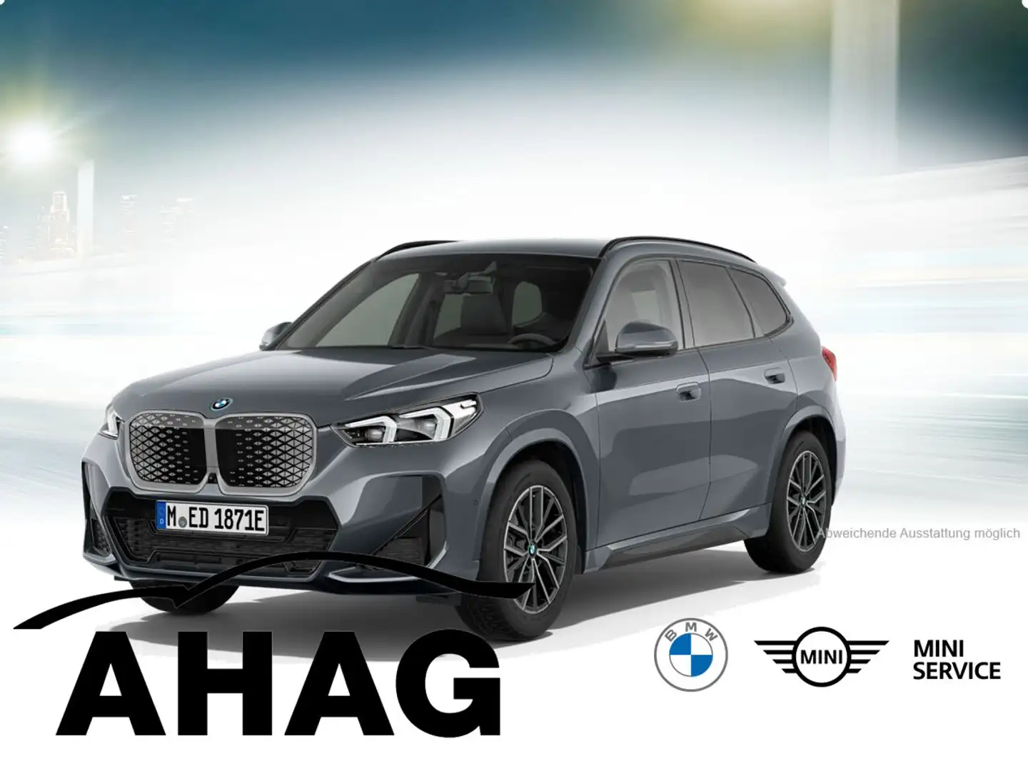 BMW iX1 eDrive20 M Sportpaket Head-Up AHK Sportsitze Gris - 2
