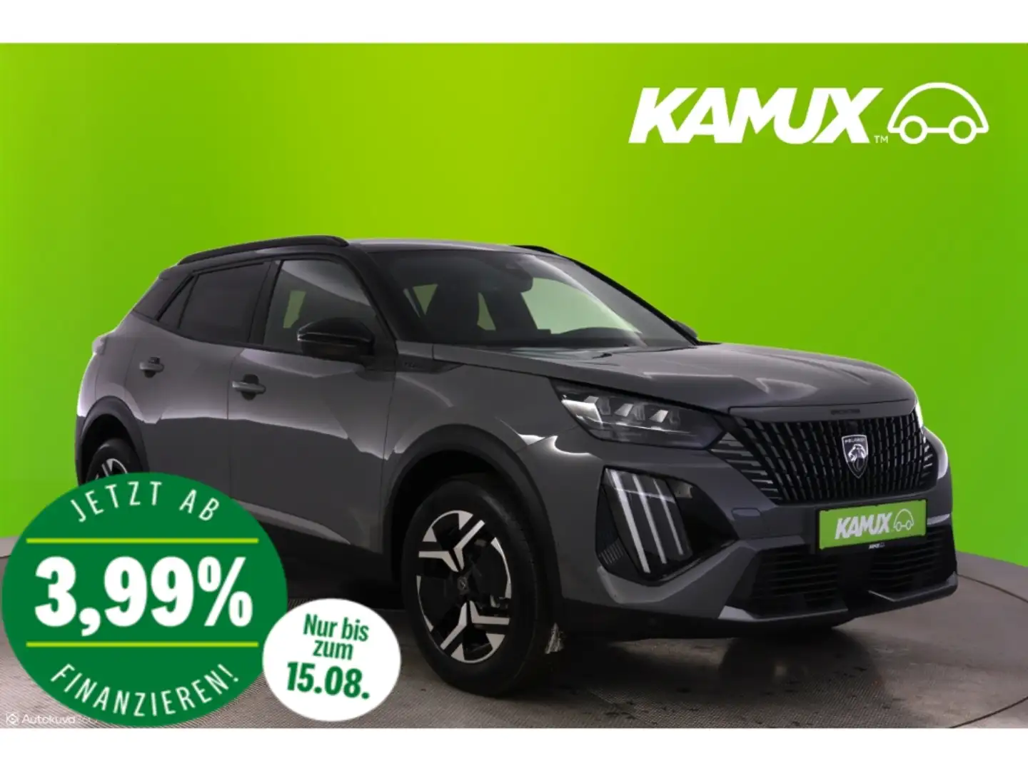 Peugeot 2008 1.2PureTech Aut.GT+LED+NAVI+KAMERA+TEMPO Grijs - 1