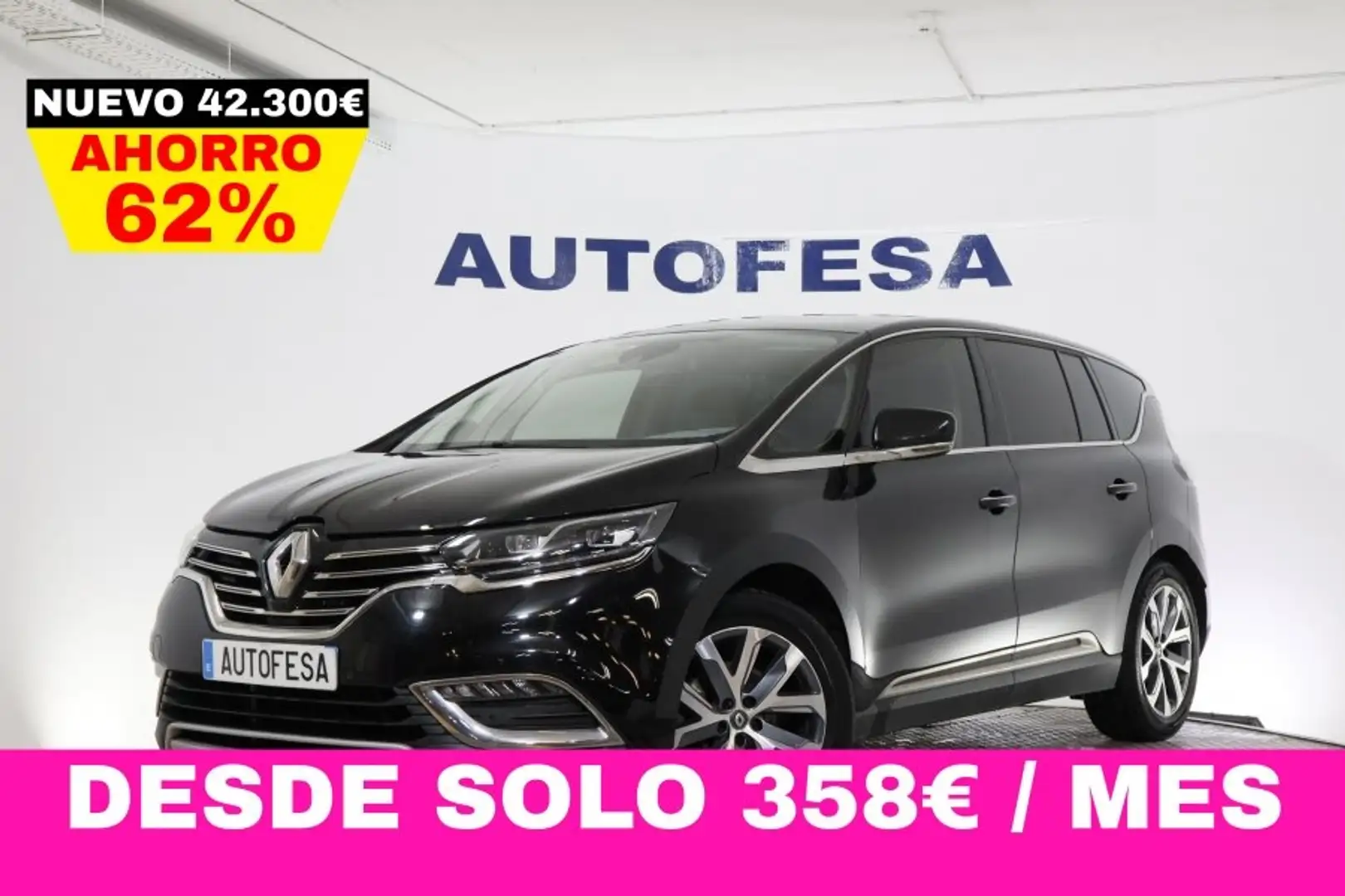 Renault Espace ENERGY ZEN TWIN TURBO 160cv 7 PLAZAS 5P # TECHO, N Negro - 1