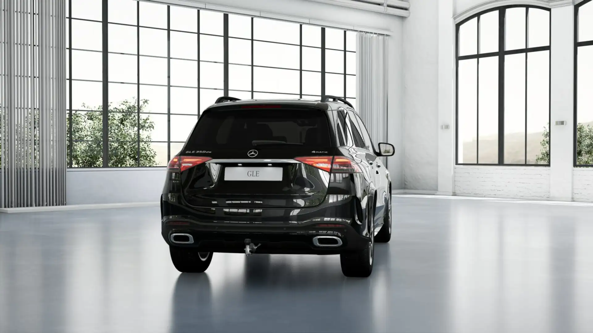 Mercedes-Benz GLE 350 GLE 350 de 4M AMG Line Night Head-Up AIR Massage Schwarz - 2