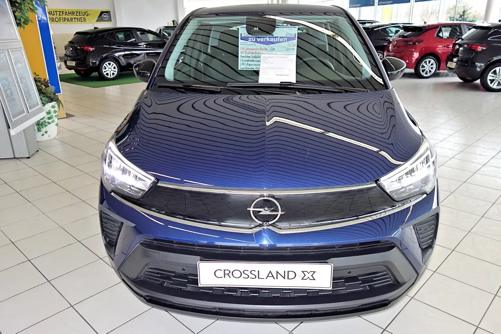 Opel Crossland 1.2 110PS LED-Licht,Navi,DAB+,Parkpilot v+h ! Blau - 2