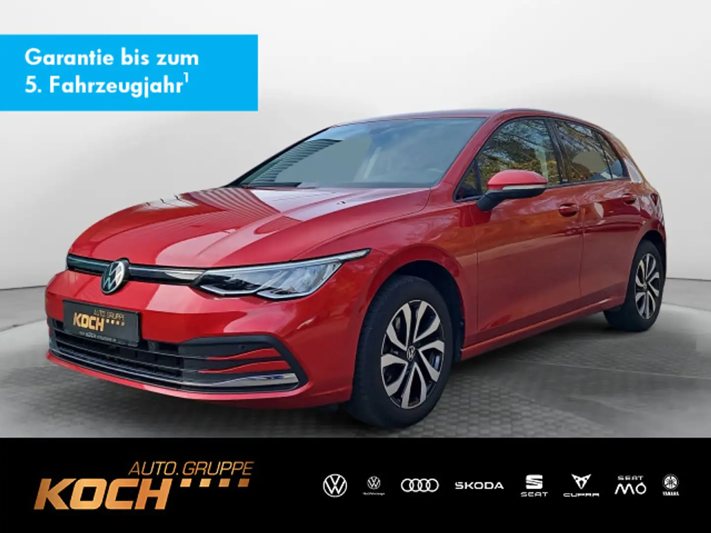 Volkswagen Golf VIII 1.0TSI Active Navi LED Kamera Rot - 1