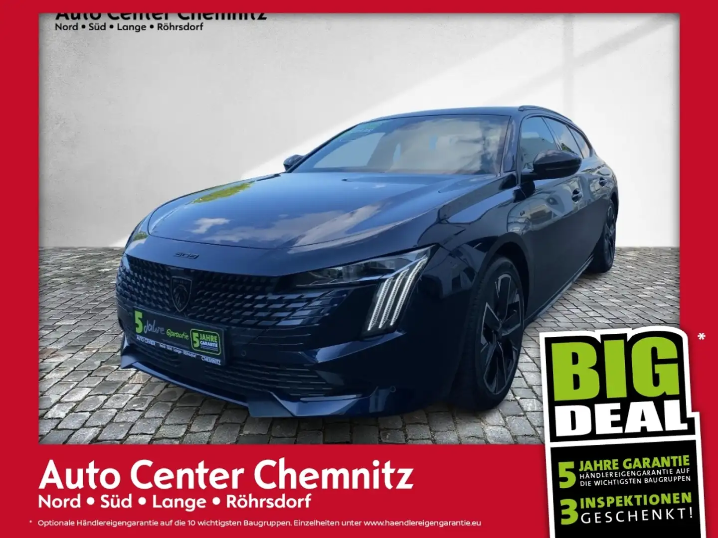 Peugeot 508 SW AT8 130 GT Focal/FullLED/Leder/Navi/360° Blauw - 1