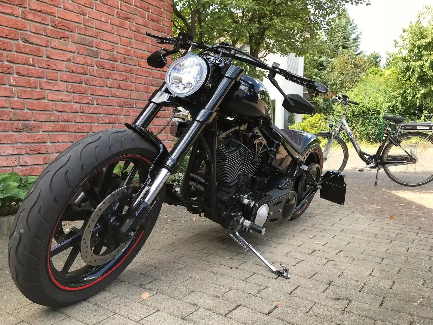Harley-Davidson Softail Evolution Custom Bobber Schwarz - 1