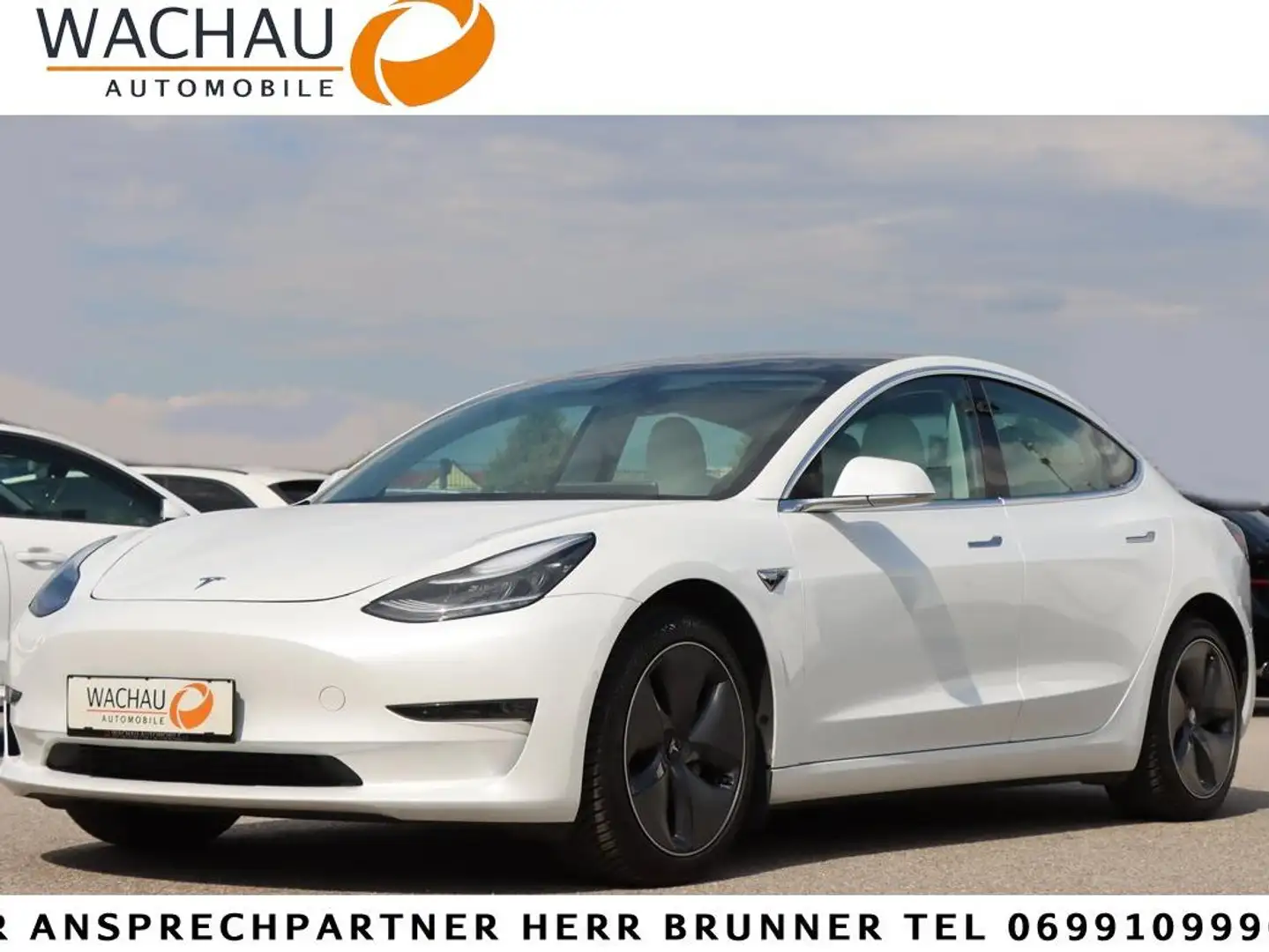 Tesla Model 3 Long Range Dual AWD *Weißes Leder* Weiß - 2