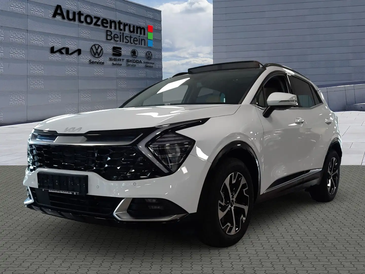 Kia Sportage 1,6 T-GDi Platinum DCT HEV Navi LED Weiß - 1