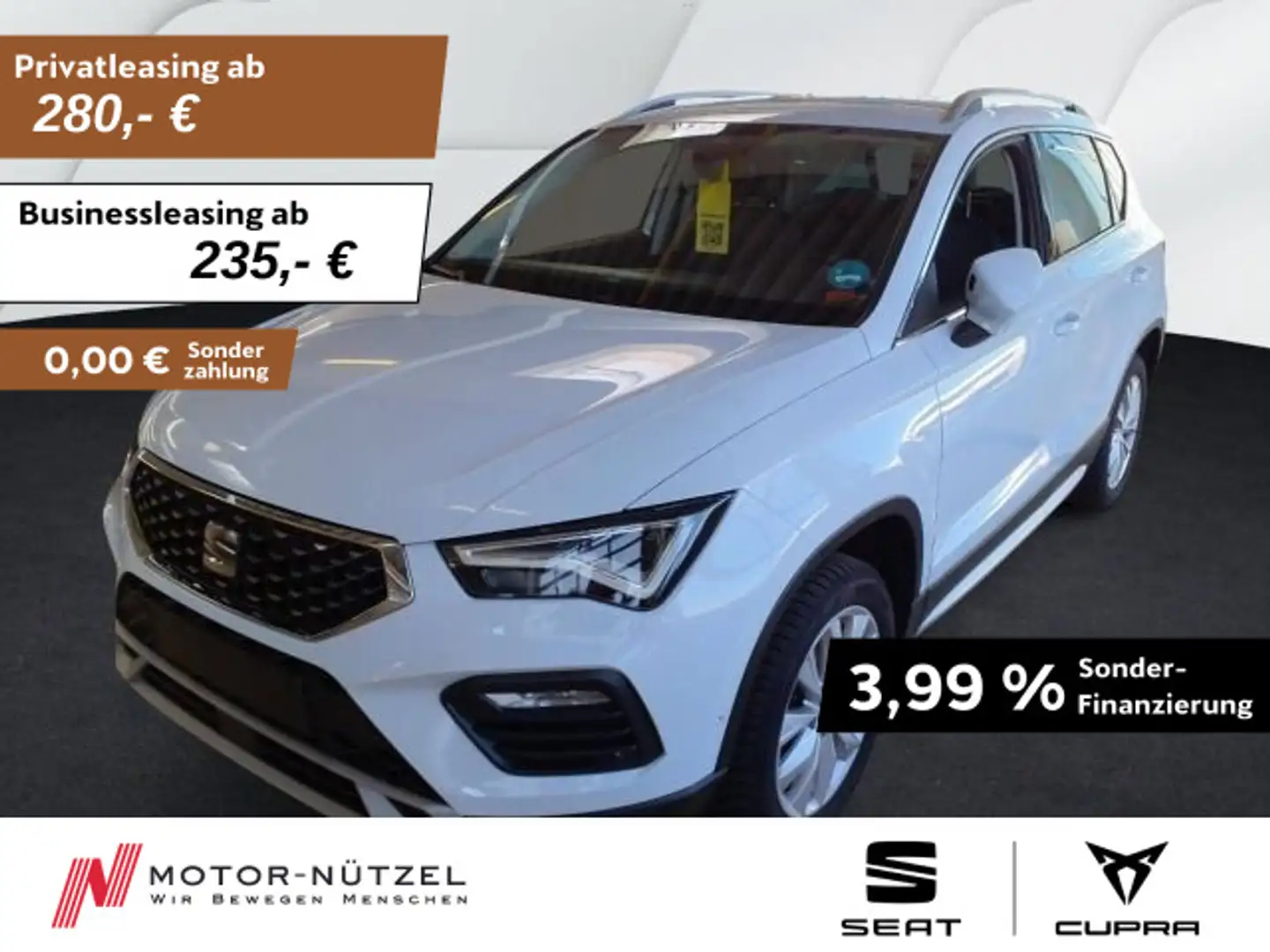 SEAT Ateca 1.5 TSI DSG XPERIENCE LED+NAVI+ACC+SHZ+AHK Weiß - 1