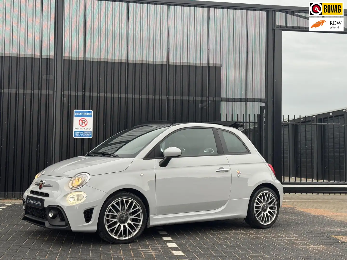 Fiat 500C Abarth 1.4 T-Jet 595 70th Anniversary - NAVI - HANDGESCHA Gris - 1