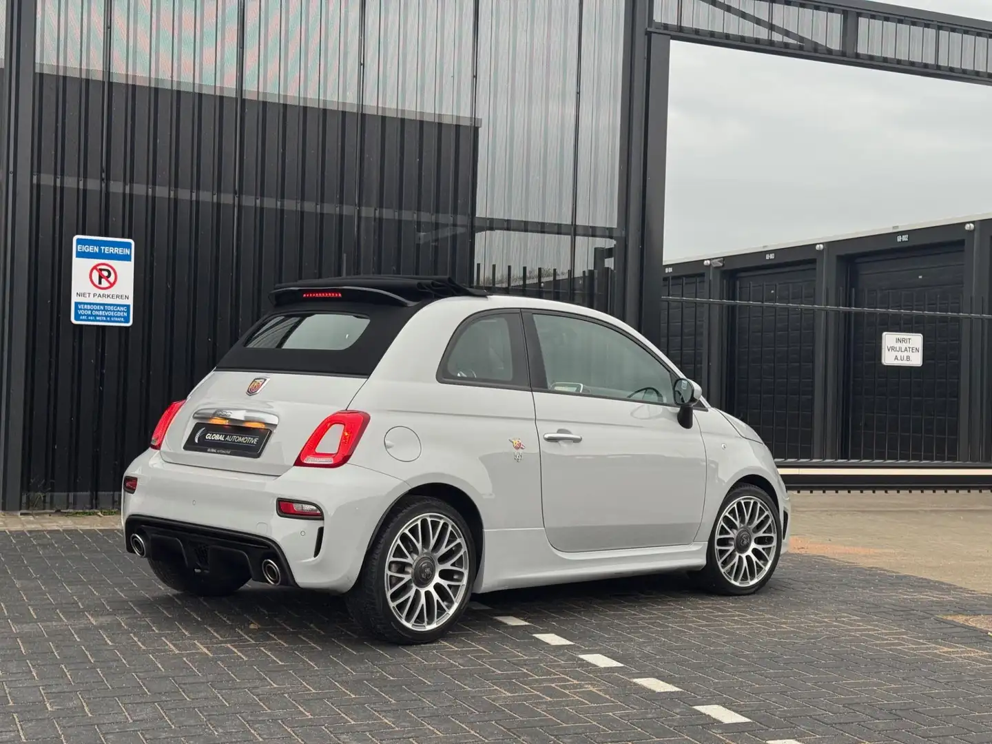 Fiat 500C Abarth 1.4 T-Jet 595 70th Anniversary - NAVI - HANDGESCHA Gris - 2