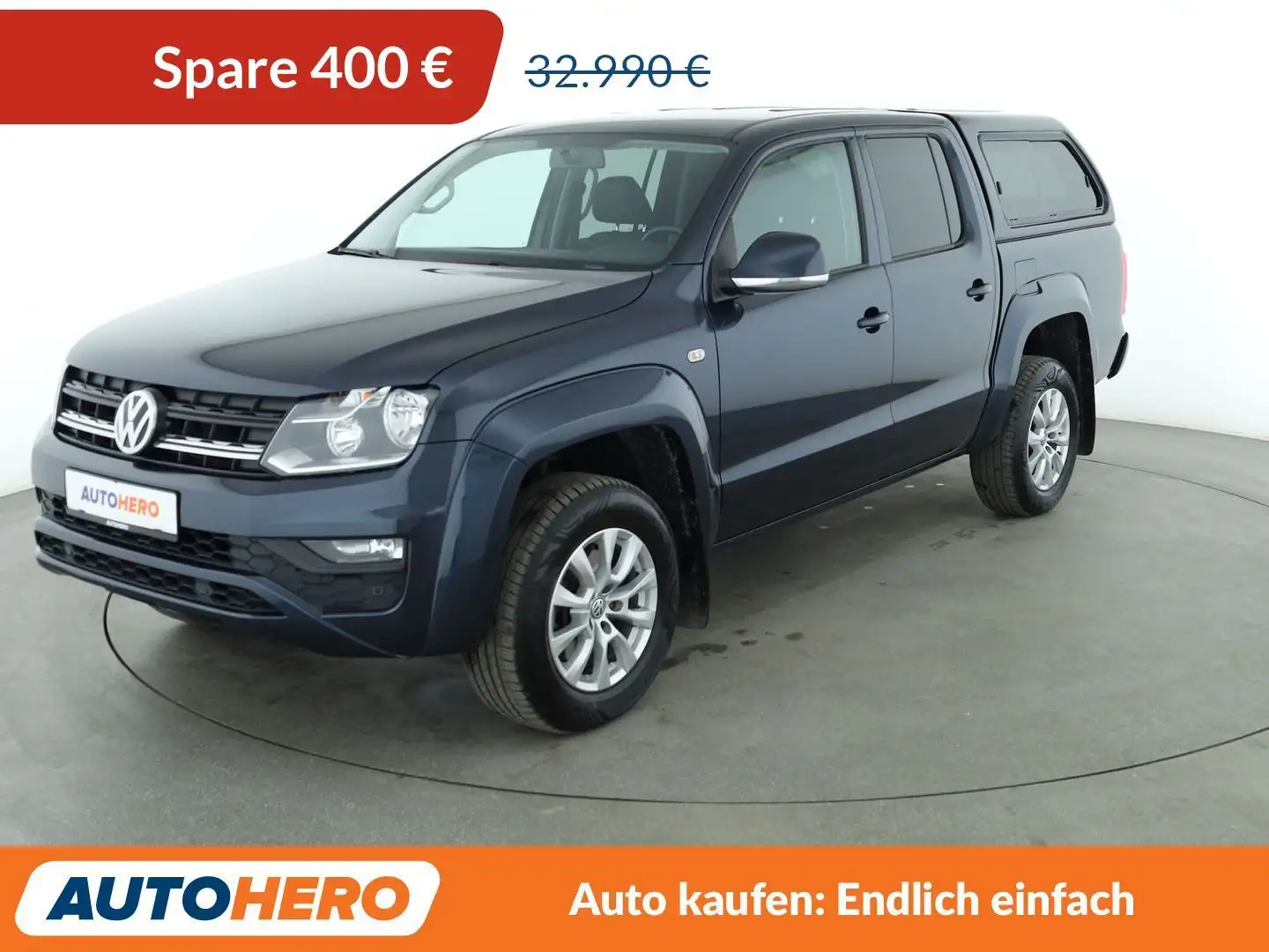 Volkswagen Amarok 3.0 V6 TDI Comfortline DoubleCab 4M Aut.*TEMPO*CAM Blau - 1
