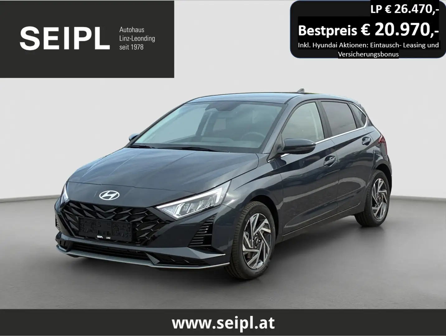 Hyundai i20 1,0 T-GDI Comfort Line DCT*adaptiver Tempomat*S... Grau - 1