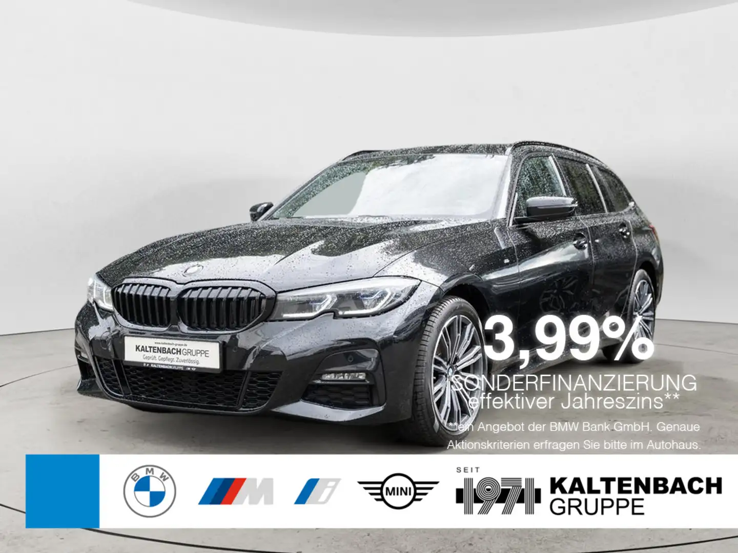 BMW 318 d Touring M-Sport HUD LASER LED W-LAN NAVI Schwarz - 1