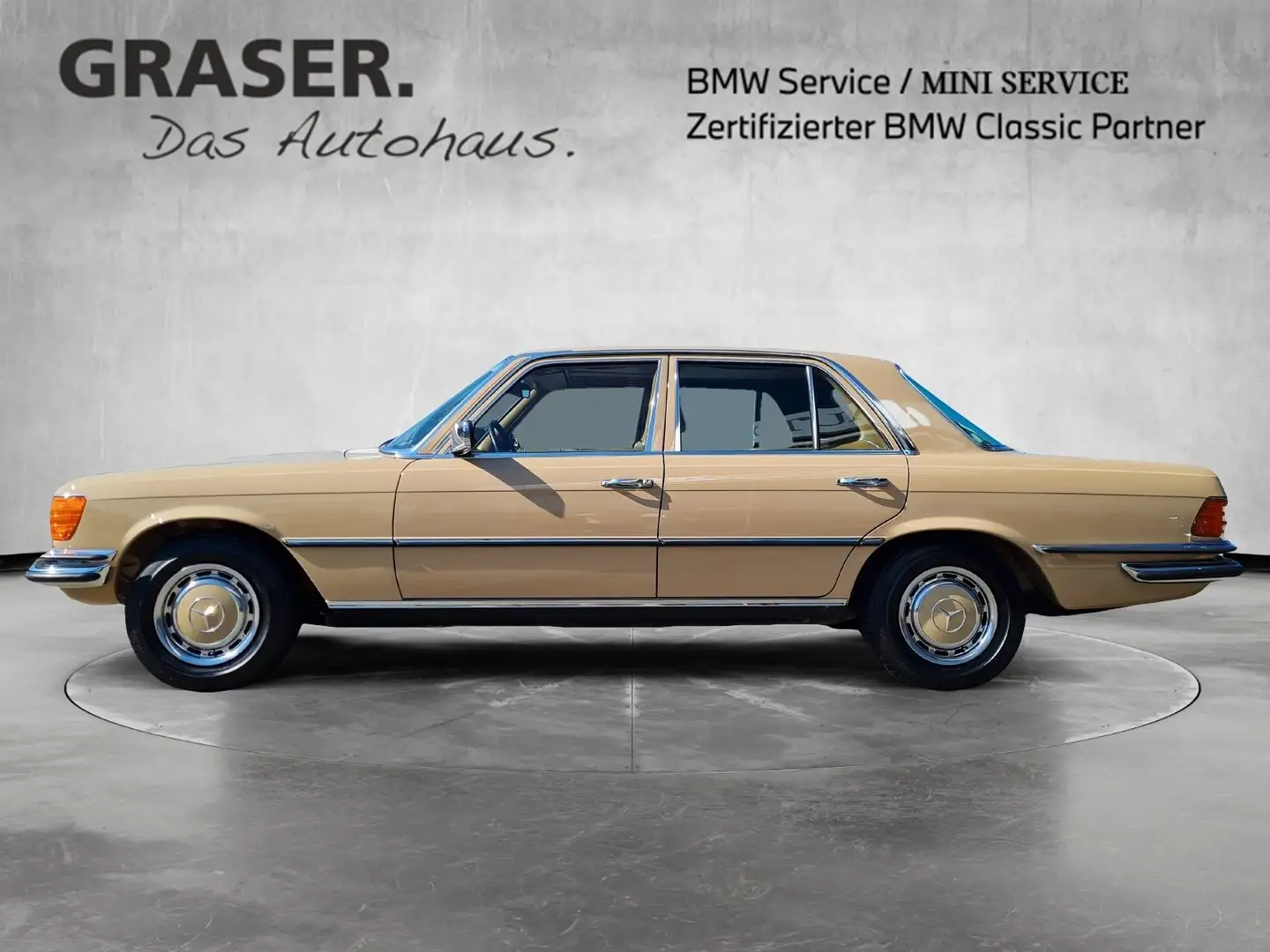 Mercedes-Benz S 280 280 S 1. FAMILIEN-HAND ORIGINAL KILOMETER Beige - 2