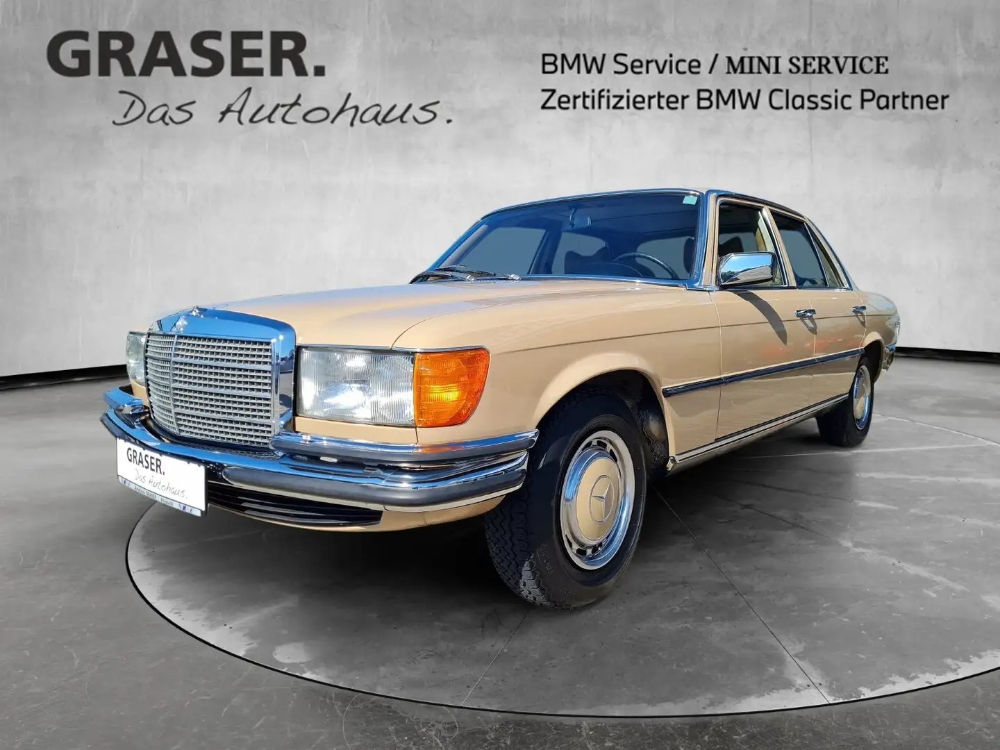 Mercedes-Benz S 280 280 S 1. FAMILIEN-HAND ORIGINAL KILOMETER Beige - 1