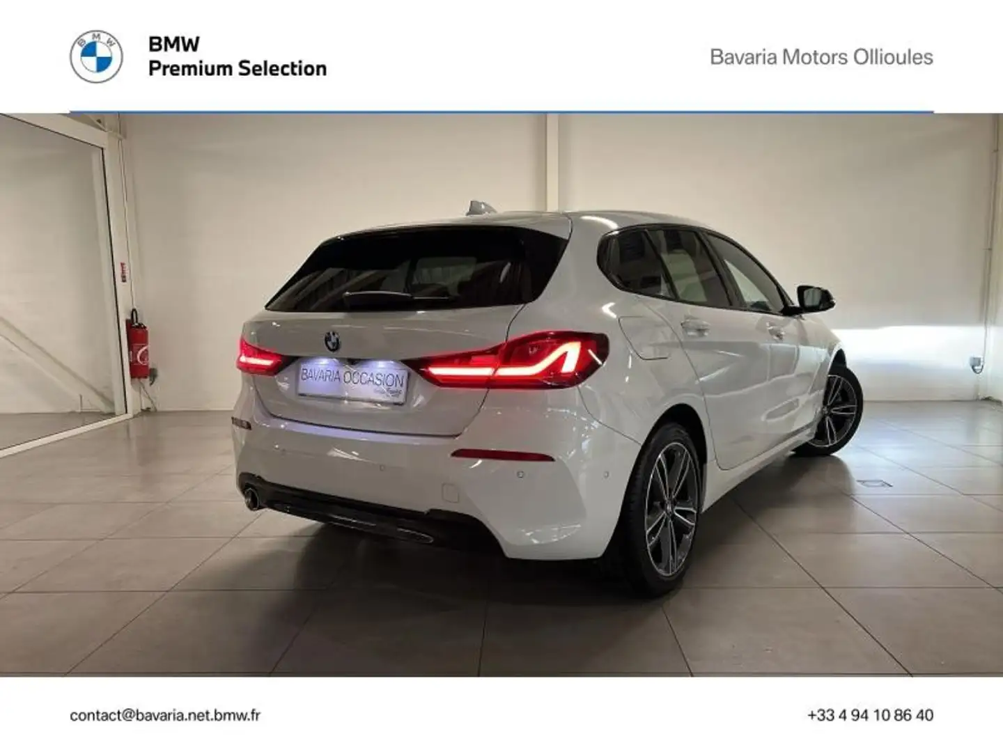 BMW 118 118iA 136ch Edition Sport DKG7 Blanc - 2