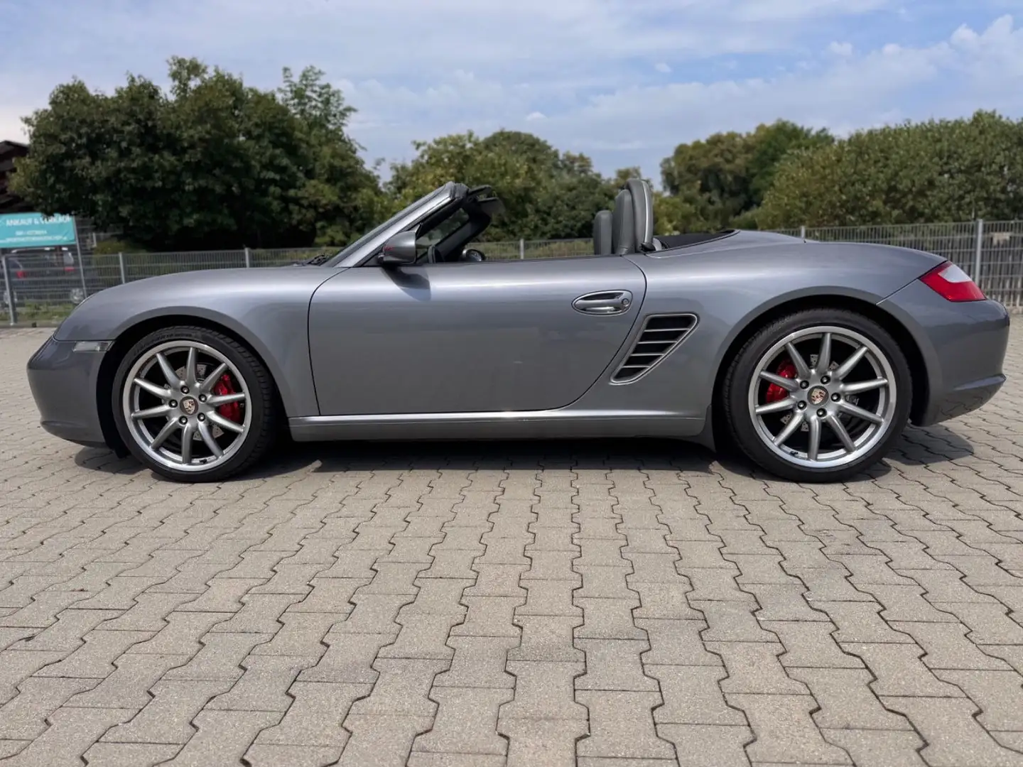 Porsche Boxster S Schalter Navi 19 Zoll Klappen Auspuff Grigio - 2