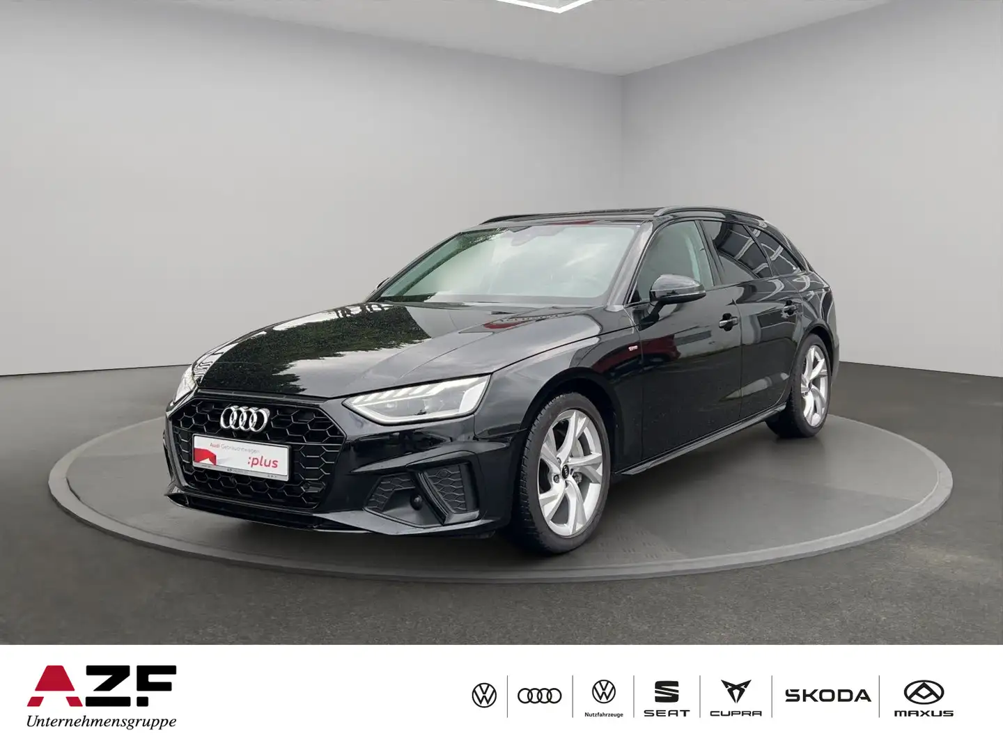 Audi A4 40 TDI S tronic S line NAVI+LED+PANO+AC Schwarz - 1