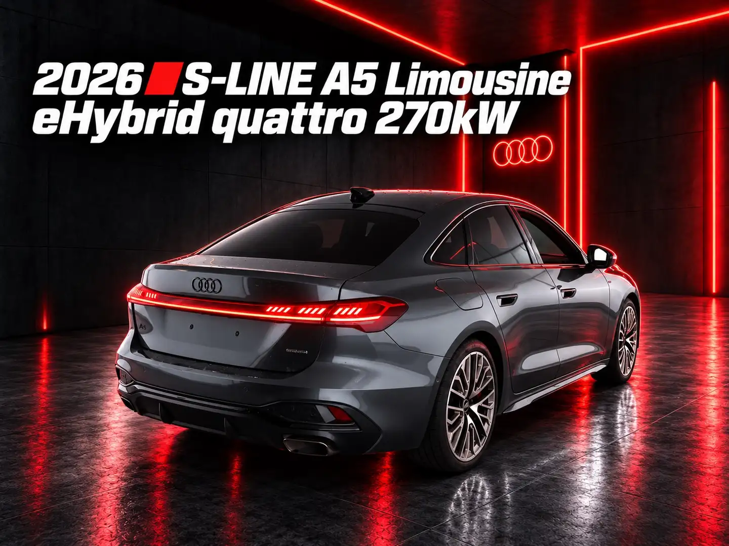 Audi A5 S-LINE A5 LIM eHybrid quattro 270kW BANG&OLUFSEN AHK HEADUP MATRIX LEDER/ALCANTARA Grau - 2
