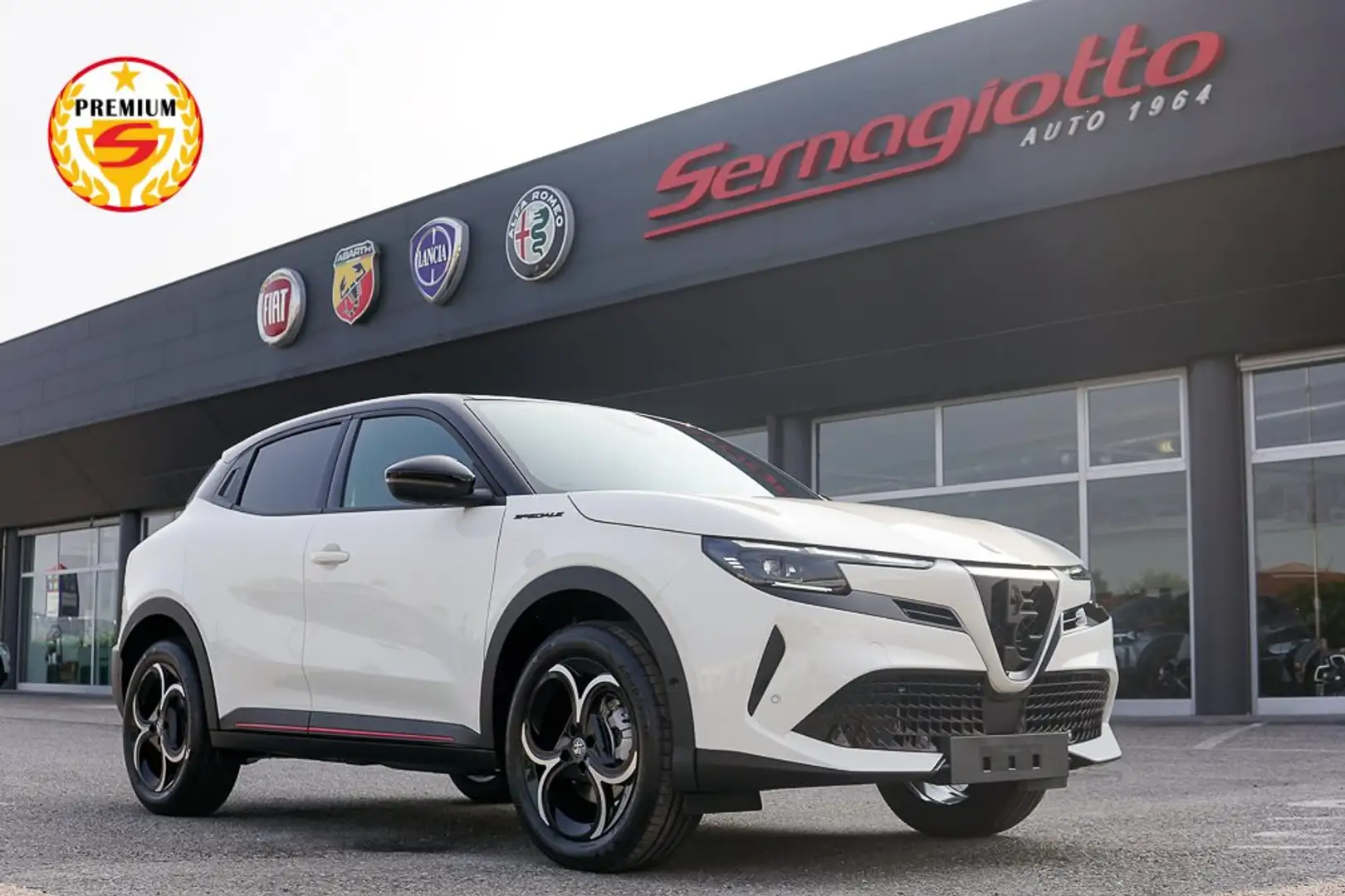 Alfa Romeo Junior 1.2 136cv Ibrida Speciale PACK TECHNO | TETTO NERO Bianco - 1