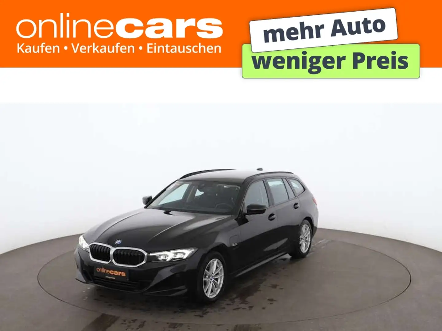 BMW 320 e Touring xDrive FACELIFT Aut LED NAVI LEDER Schwarz - 1
