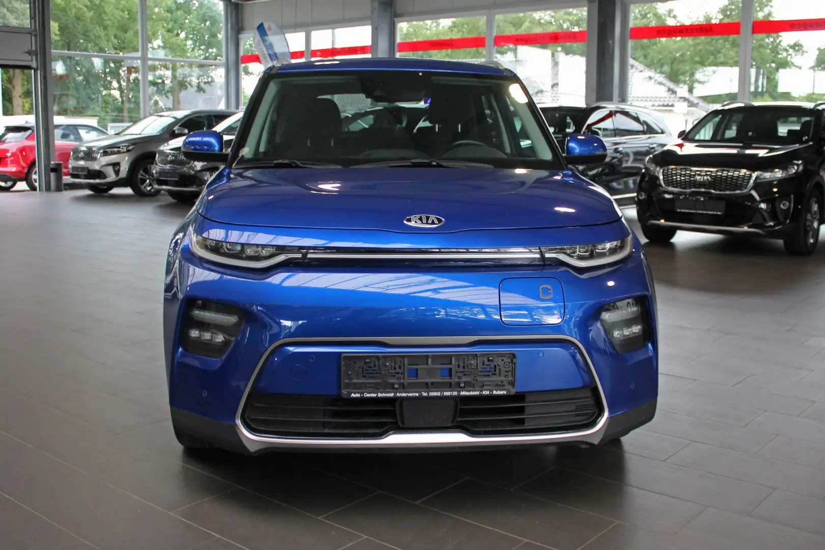 Kia Soul e- Soul Vision (3 Phasen Laden,Technologie Pak.) Modrá - 2