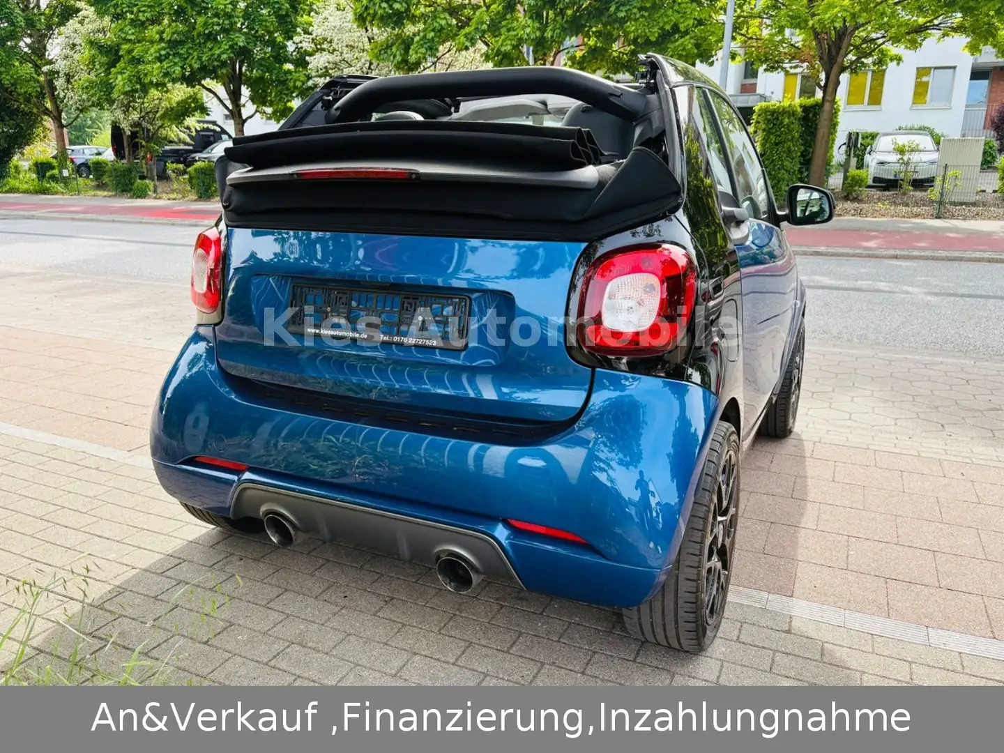 smart forTwo Cabrio Sport Prime 90PS AUTOM/LEDER/SITZH Schwarz - 2