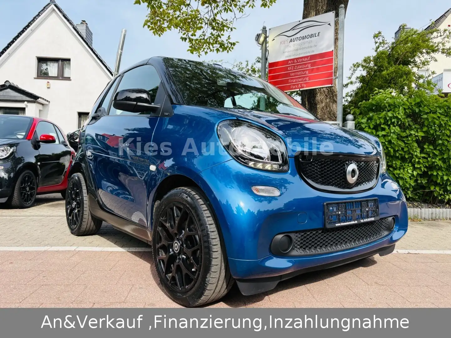 smart forTwo Cabrio Sport Prime 90PS AUTOM/LEDER/SITZH Schwarz - 1