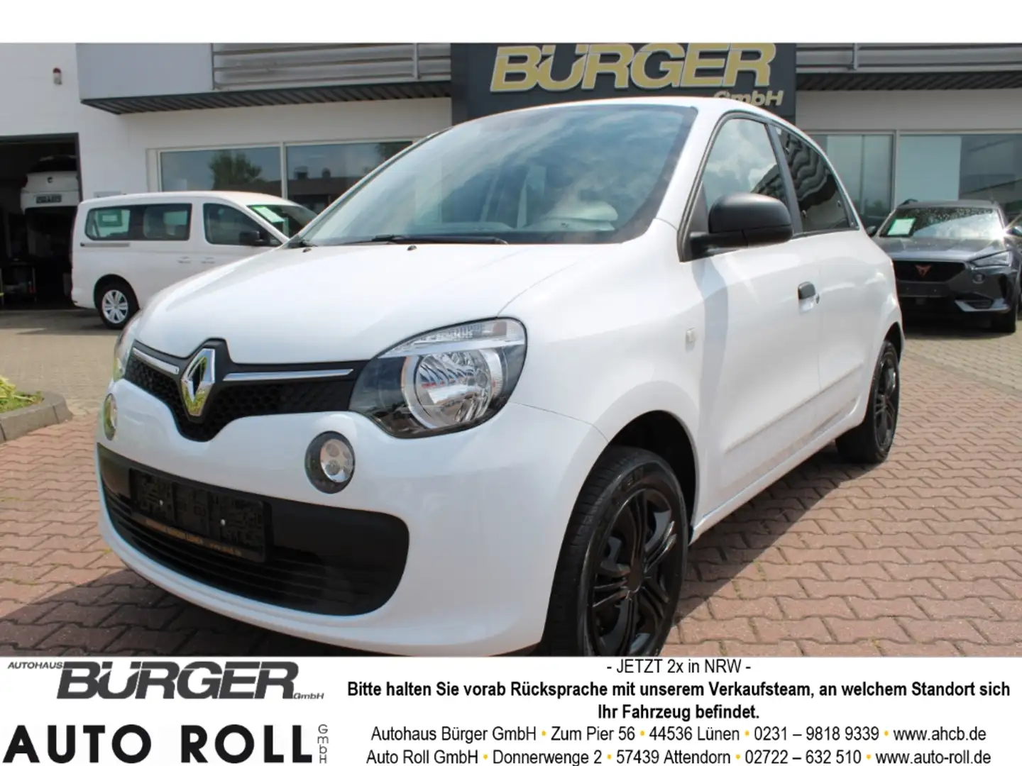 Renault Twingo Life 1.0 SCe 70 Berganfahrass. GA Speedlimiter Kla Weiß - 1