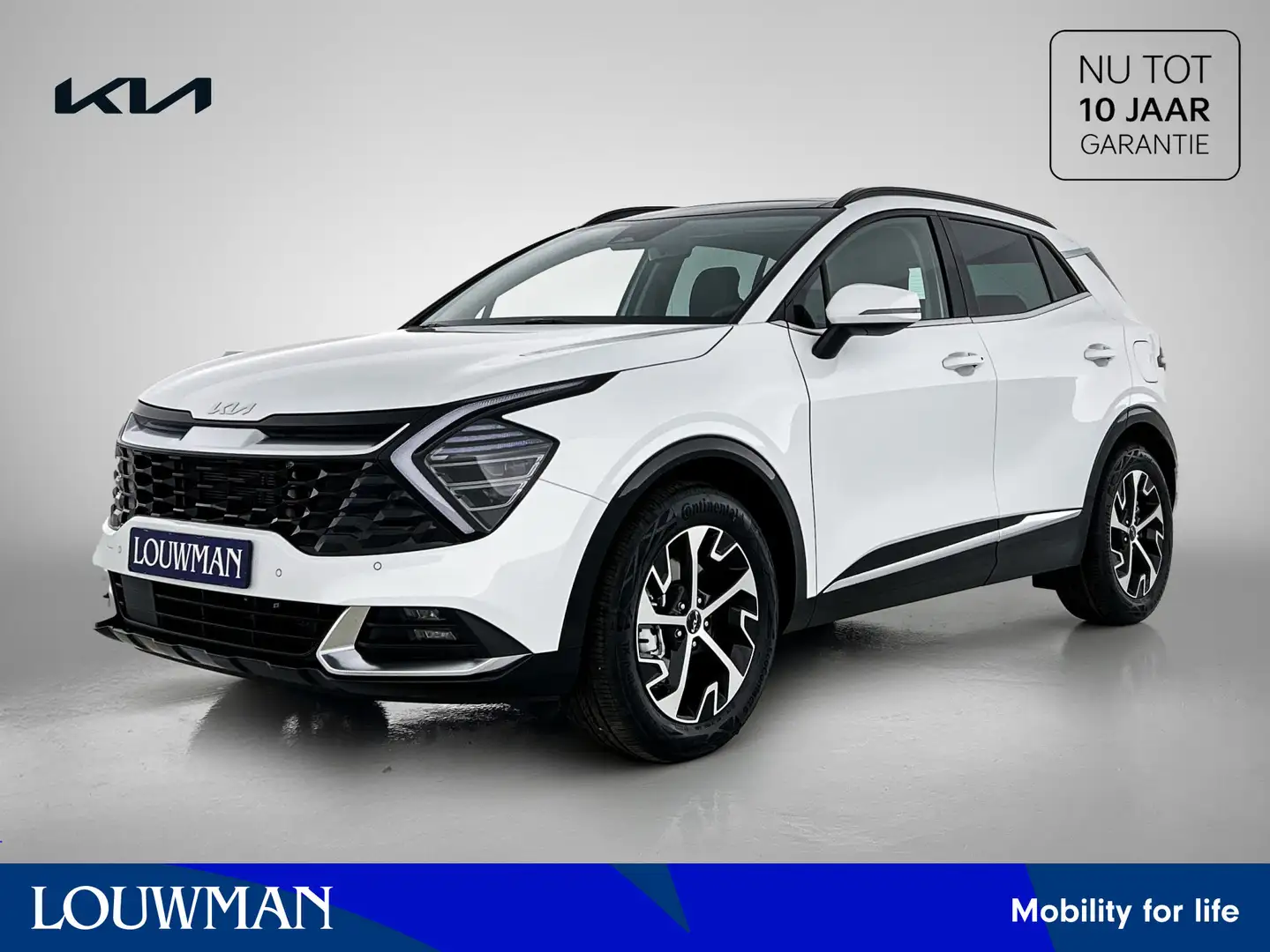 Kia Sportage 1.6 T-GDi Hybrid DynamicPlusLine 18 Inch Lichtmeta Wit - 1
