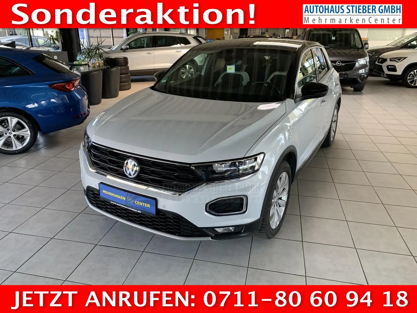 Volkswagen T-Roc Sport 4Motion 140 kW (190 PS), Autom. 7-Gang, A... Weiß - 1