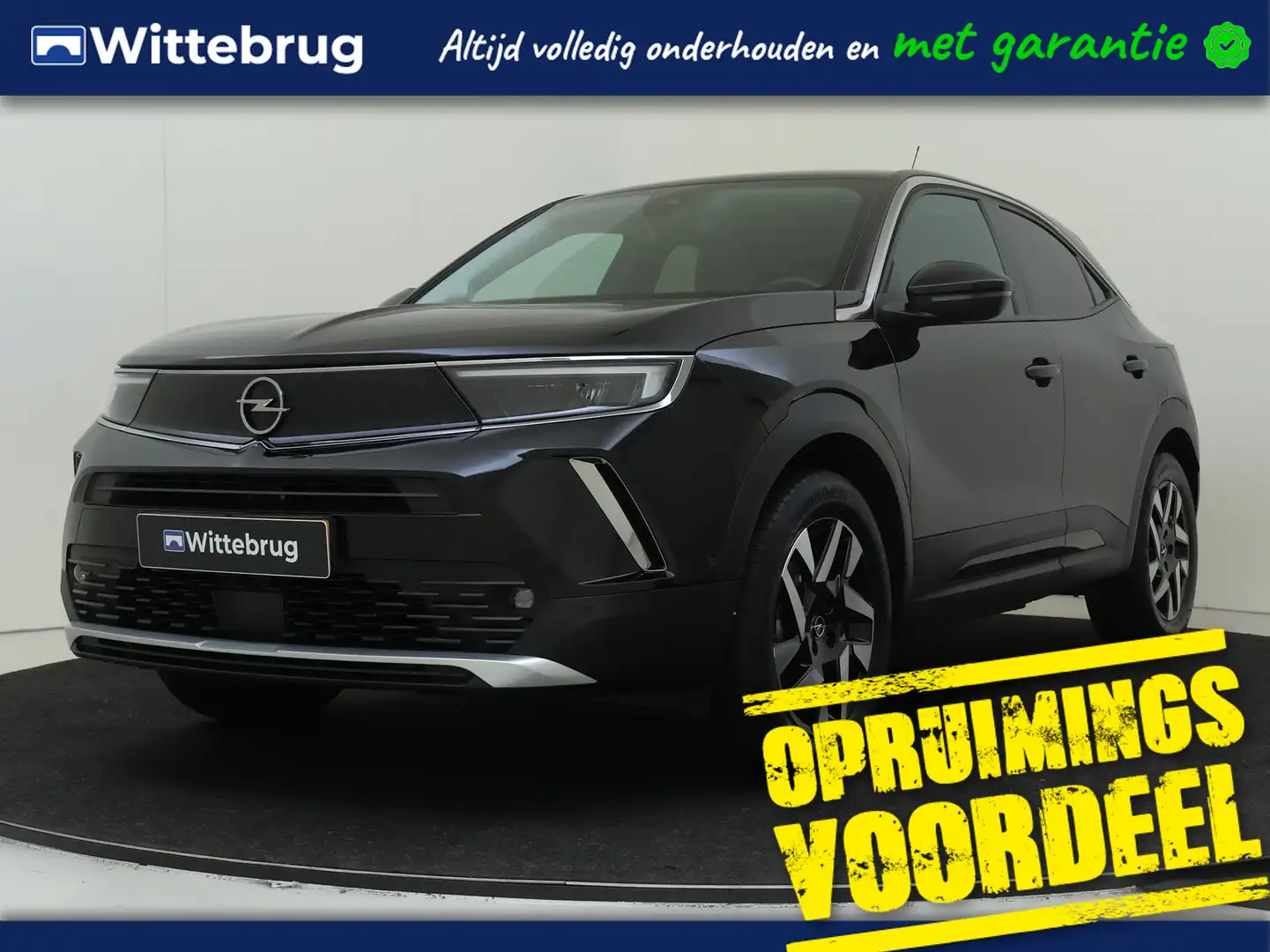 Opel Mokka-E Elegance 50-kWh 11kw bl. | UITVERKOOP !!! Zwart - 1