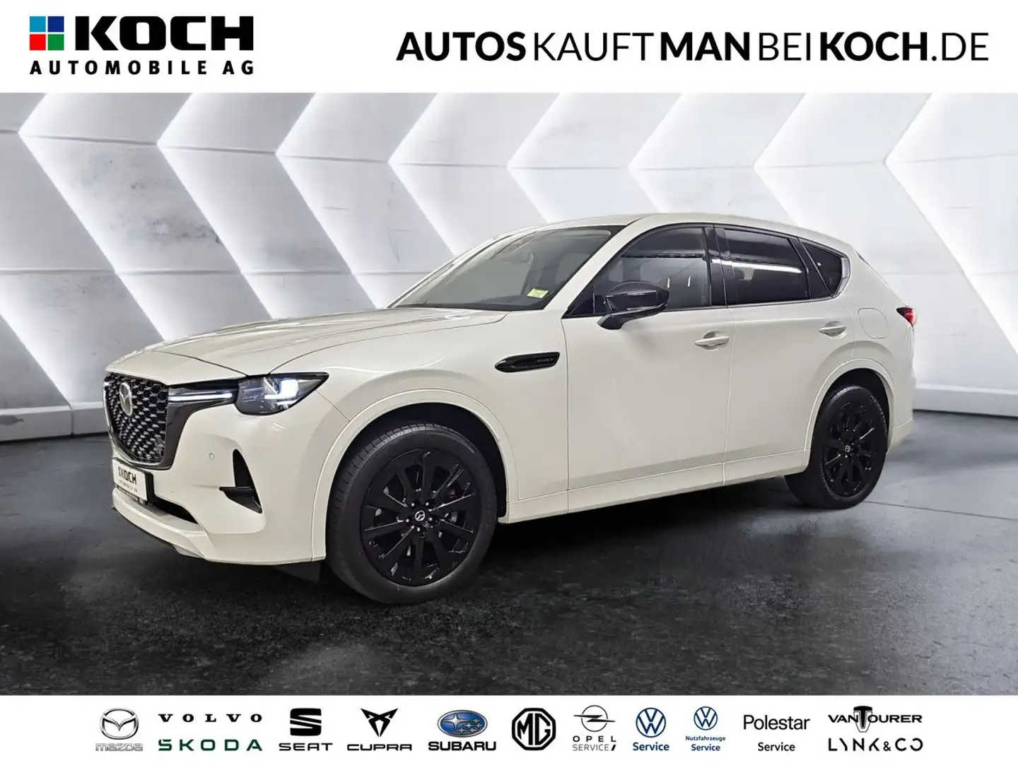 Mazda CX-60 AWD PHEV HOMURA PANO AHK BOSE ACC SHZ KAM Blanc - 1