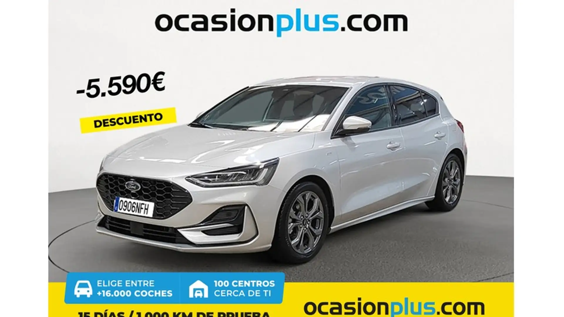 Ford Focus 1.5 Ecoblue ST-Line 115 Aut. Silber - 1