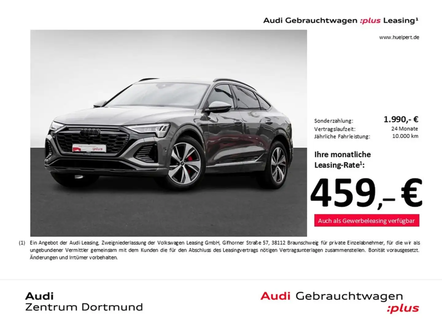 Audi Q8 e-tron Sportback 55 quattro S LINE AHK LM20 Grau - 1