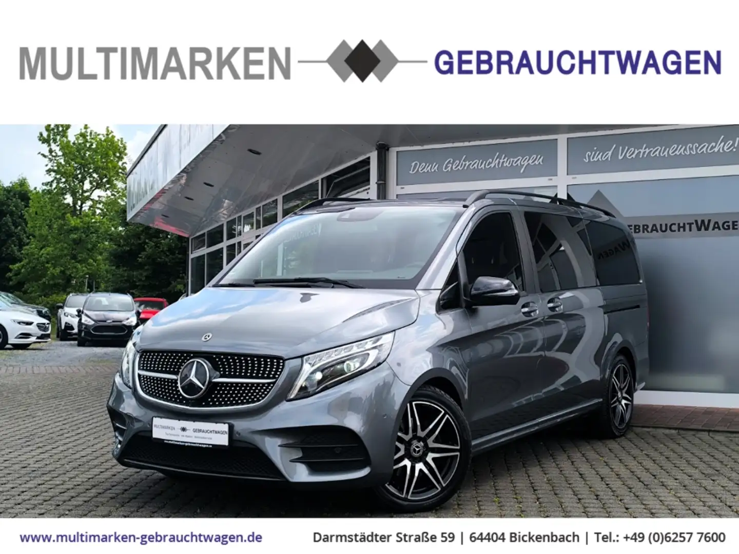 Mercedes-Benz V 250 300d EDITION 2020 lang AMG Navi/Burmester/LED Grau - 1