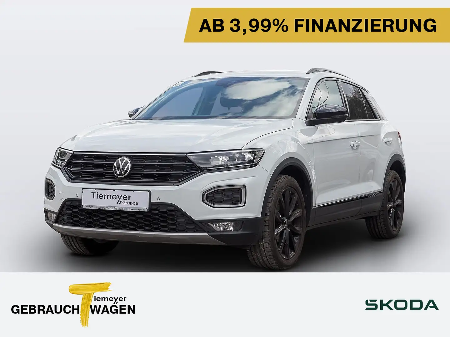 Volkswagen T-Roc 1.5 TSI DSG BLACK STYLE LM18 LED NAVI KAME Bianco - 1
