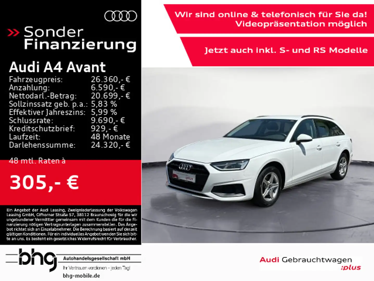 Audi A4 35 TDI LED/AHK/Standhz./ACC/Assist/uvm. Weiß - 1