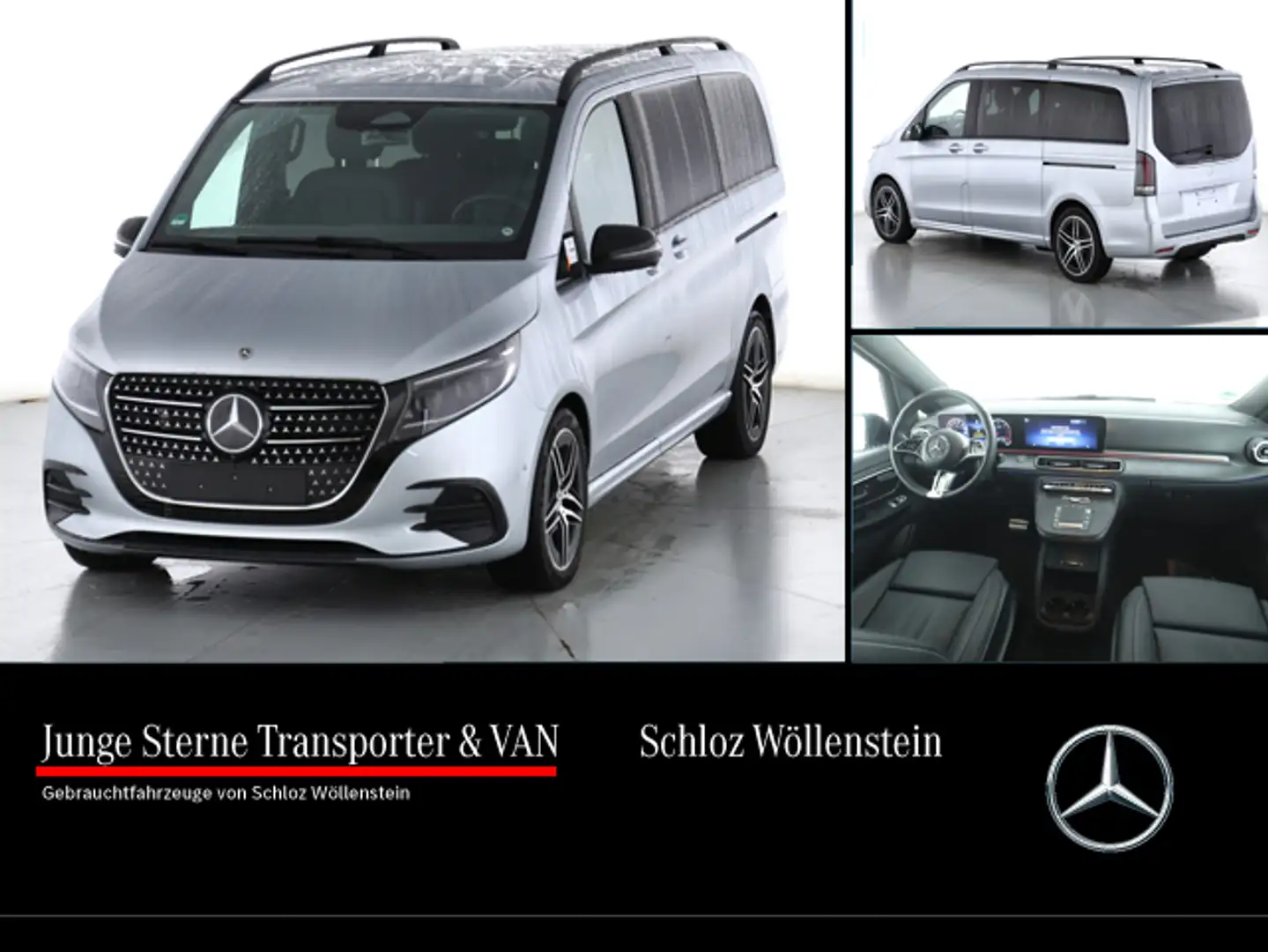 Mercedes-Benz V 250 AVANTGARDE AMG MBUX*Distr*AHK2,5t*Kamera* Silber - 1