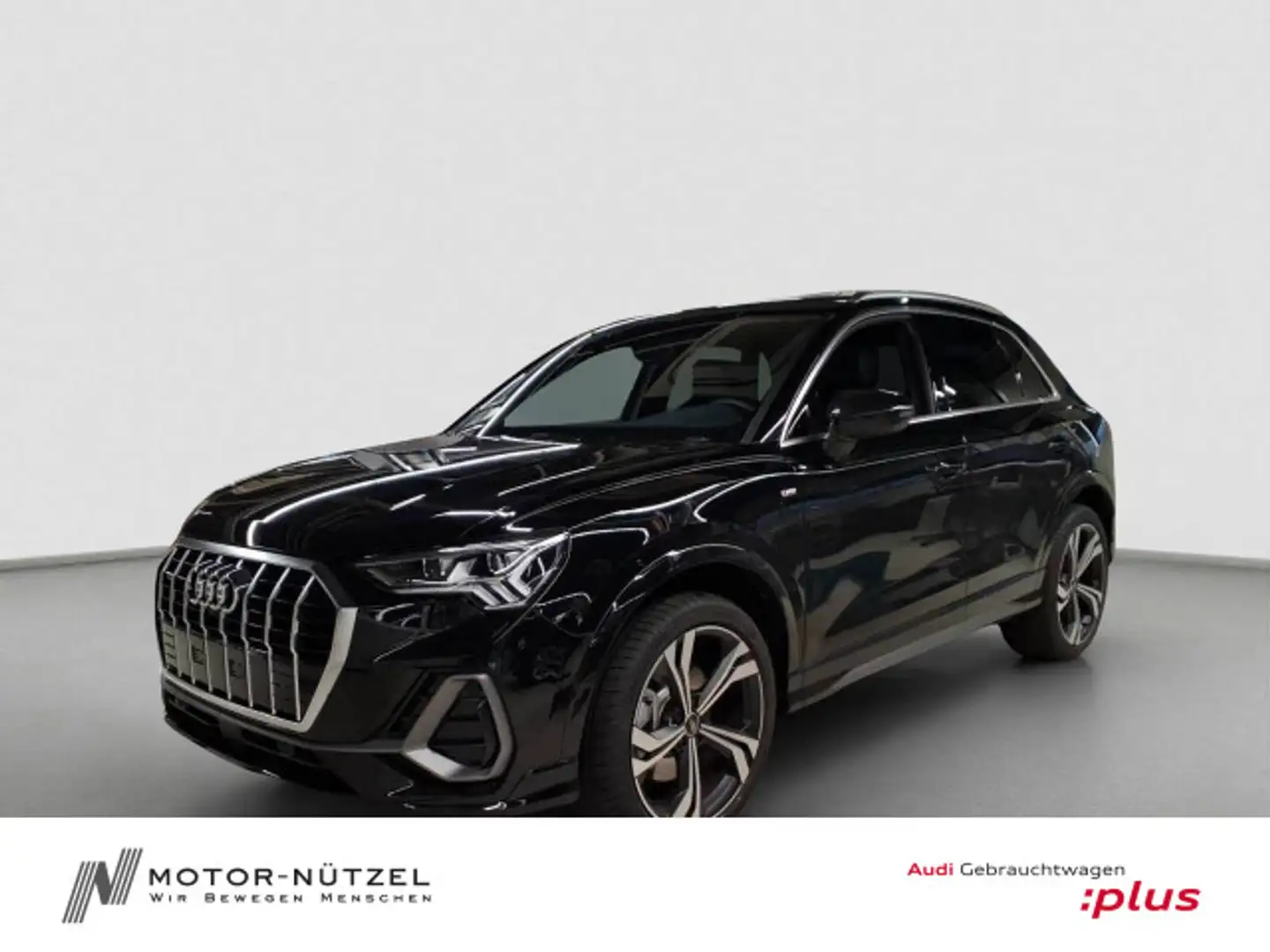 Audi Q3 45 TFSI QU S-LINE MATRIX+NAVI+SONOS+PANO+AHK Schwarz - 1